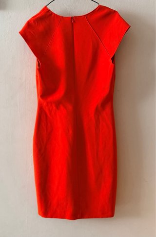 Vestido naranja mujer