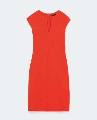 Vestido naranja mujer