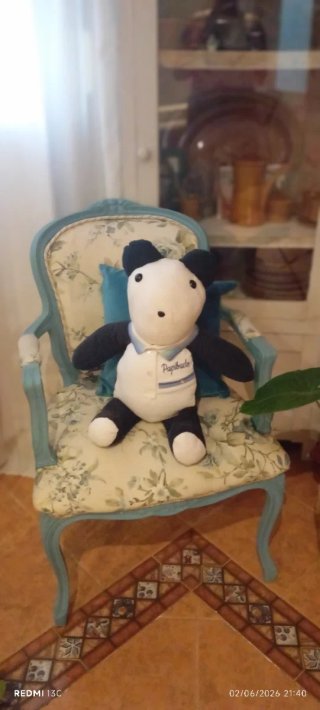 Oso de peluche con estampado con ropa de tus seres