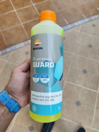 Refrigerante Repsol Guard Orgánico XT1 1L