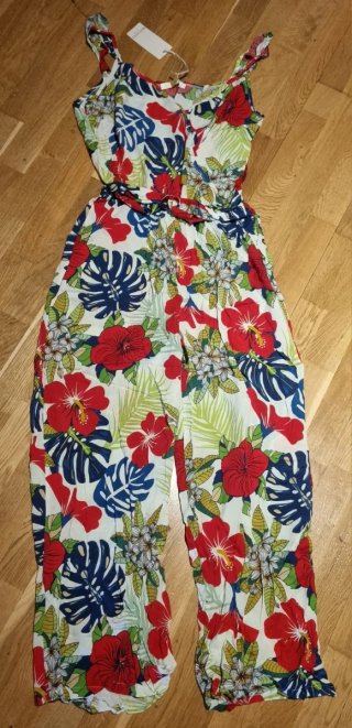 Mono largo estampado tropical