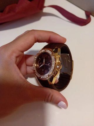 Reloj Time Force Dorado Crono Resistente