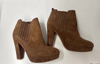 Botines Piel Ante H&M Color Camel Talla 38