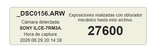 Sony Alpha A7R III A (ILCE-7RM3A) Cuerpo