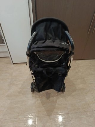 Carrito de paseo plegable negro