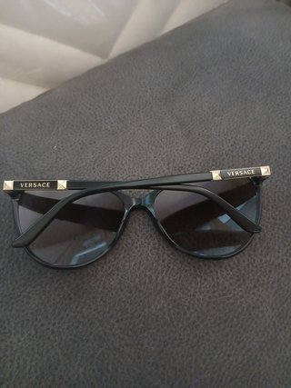 Gafas Versace Originales Negras y Doradas
