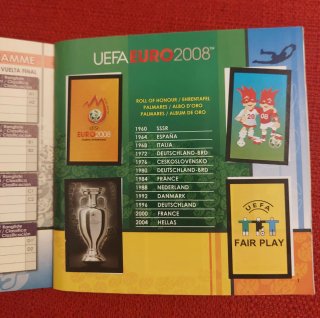 Album Figurine UEFA Euro 2008 Austria-Switzerland