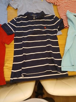 Lote 7 polos Ralph Lauren y Benetton