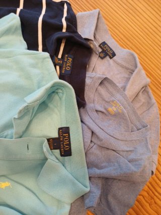 Lote 7 polos Ralph Lauren y Benetton