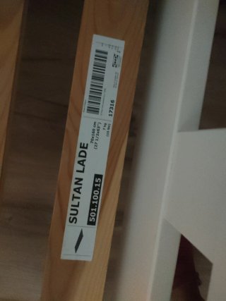 Cama infantil blanca