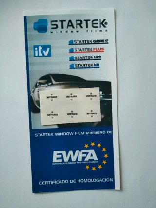 Certificado Homologación Lámina Solar ITV