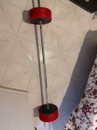 Kit Mancuernas + Barra + Discos