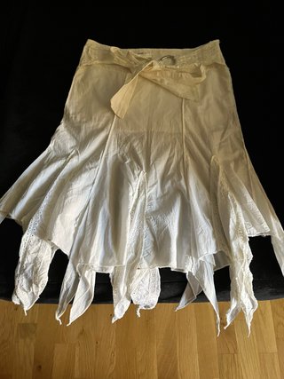 Falda Ibicenca Blanca Talla Única