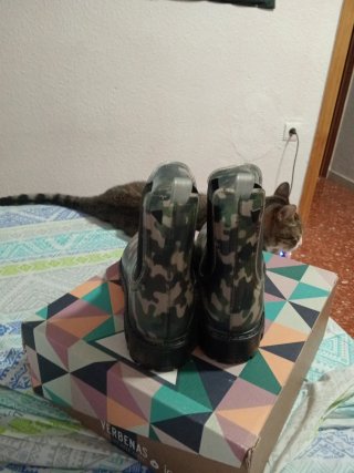 Botas camuflaje talla 40
