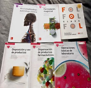 LIBROS DE FARMACIA PRUEBAS LIBRES GRADO MEDIO SUPE