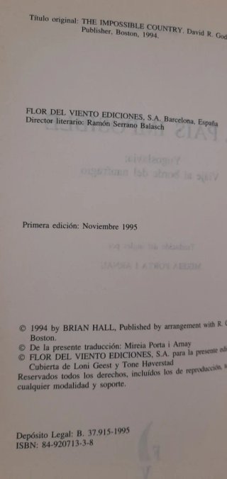 El País imposible (1a ed. 1995)