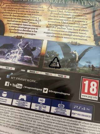 Dragon's Dogma Dark Arisen PS4 Nuevo