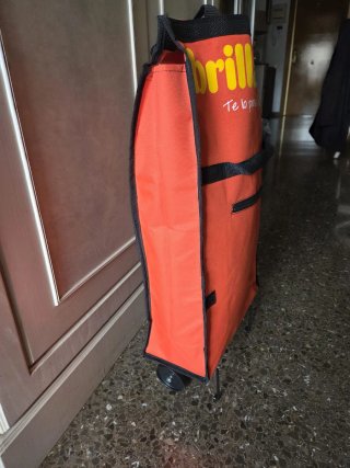 Bolsa de compras Brillante con ruedas