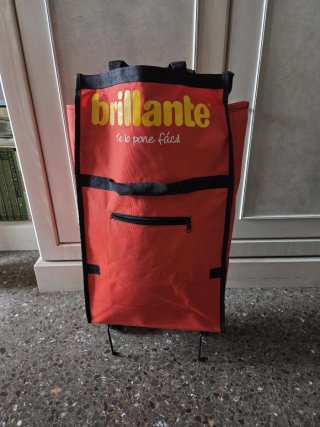 Bolsa de compras Brillante con ruedas