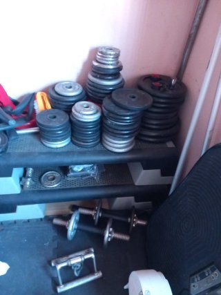 Pesas para gimnasio