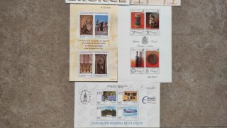 Lote Sellos España: Mapas, Familia Real, Exposicio