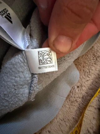 Sudadera Vintage Adidas Gris y Negra