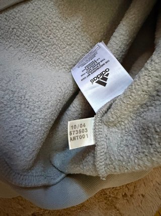Sudadera Vintage Adidas Gris y Negra
