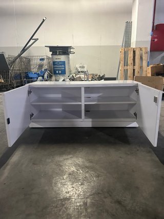 Mueble de oficina blanco 3 módulos