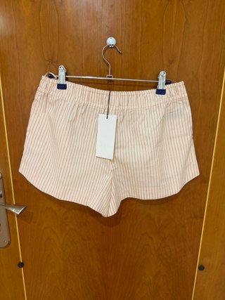 Shorts Zara rayas rosas