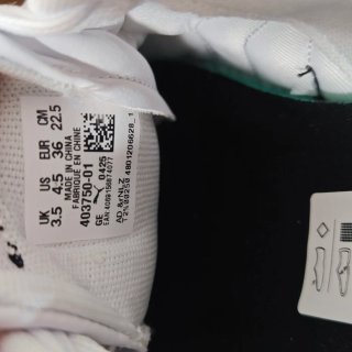 Sneakers Puma bianche e nere taglia 36 nuove