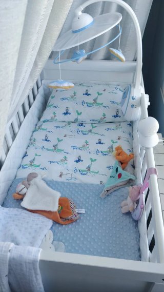 Cuna bebé Ikea + colchón viscoelástico