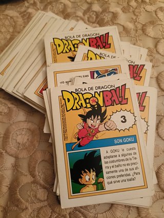 Cartas Dragon Ball (varios números)