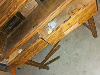 Escritorio de madera Buró para restaurar