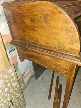 Escritorio de madera Buró para restaurar