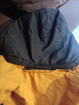 Chaqueta de nieve bicolor