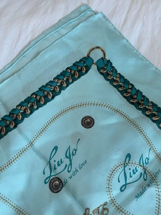 Foulard Liu Jo verde acqua -nuovo senza cartellino