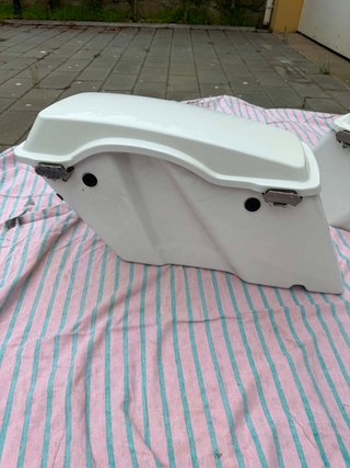 Maletas Harley Davidson Touring Blancas