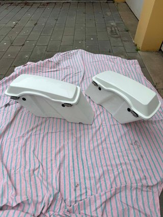 Maletas Harley Davidson Touring Blancas