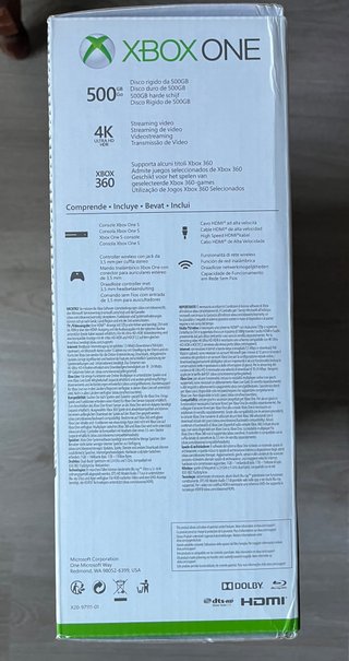 Xbox One S 500 GB Blanca
