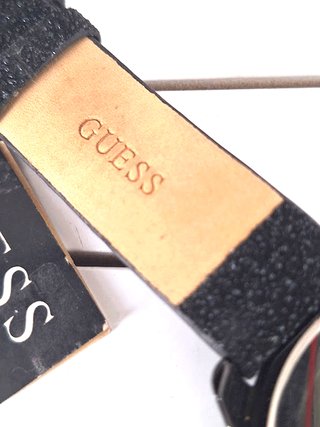 Reloj Guess Groupie Mujer Negro y Plateado Nuevo