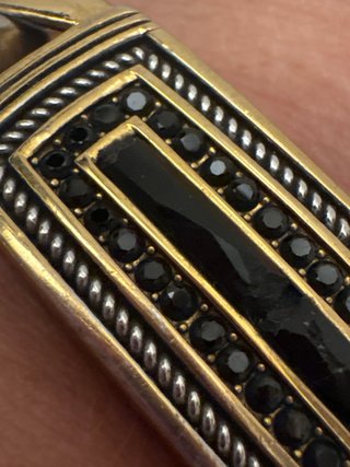 Pulsera Acero Hombre Diamante
