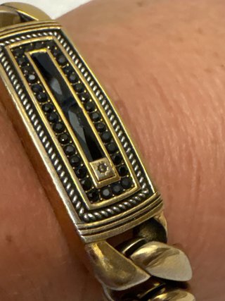 Pulsera Acero Hombre Diamante