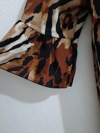 Vestido estampado animal print