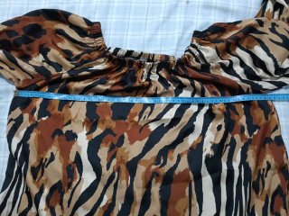 Vestido estampado animal print