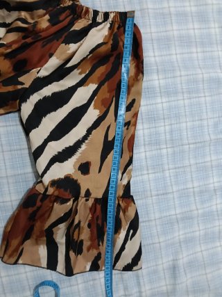 Vestido estampado animal print