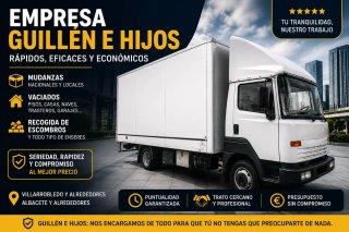 Vaciamos, trasladamos y solucionamos.