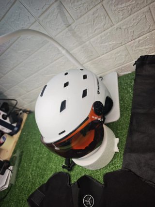 Casco Esquí MOON MS95 con Visor y Mascarilla