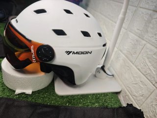 Casco Esquí MOON MS95 con Visor y Mascarilla
