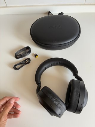 Jabra Evolve2 85 Negro Estuche Auriculares