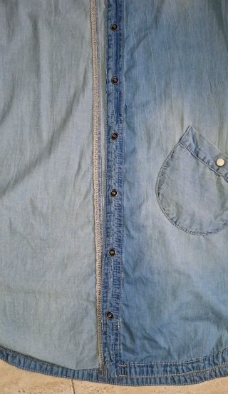 T36, SuiteBlanco, vestido camisero tejano
